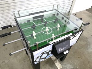 Glass Top foosball table rental