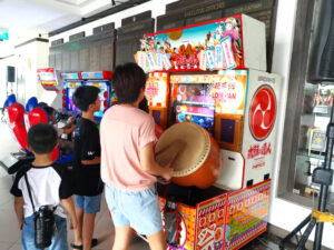 Taiko Drum arcade machine rental in Singapore