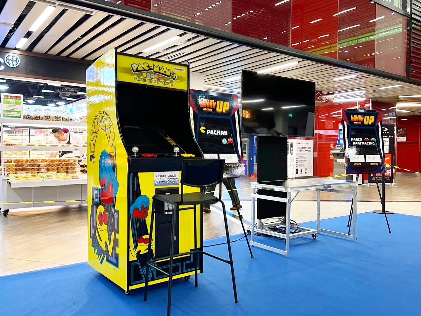 retro pacman arcade machine for rent singapore