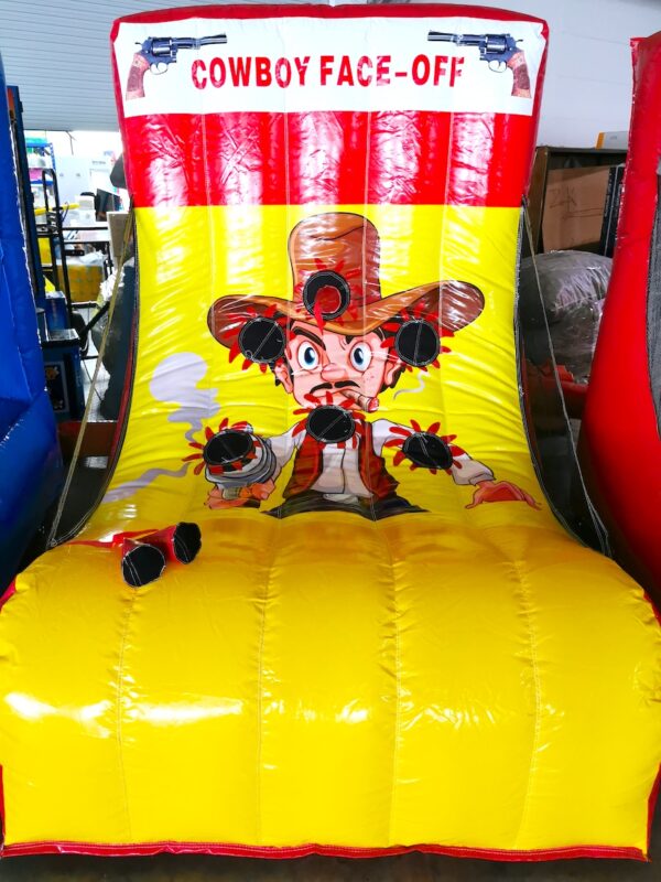 Inflatable Cowboy Shootout Game Stall Rental