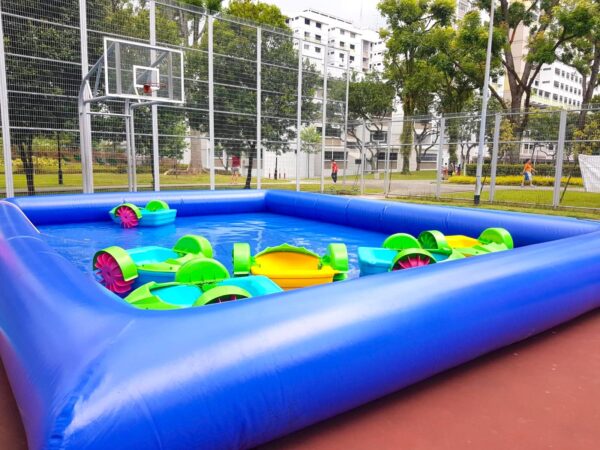 Inflatable Pool with Paddle Boat Rental