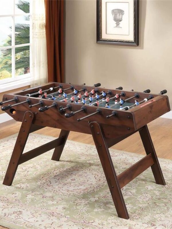 Wooden foosball table